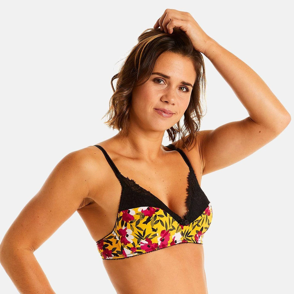 Soutien-gorge Sans Armatures Coque Souple Jaune Shaker 7 Soutien-gorge Sans Armatures Coque Souple Jaune Shaker – Image 5