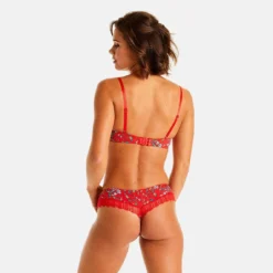 Soutien-gorge Sans Armatures -Rouge Pomm Poire Ghost -FITANCY Boutique soutien gorge sans armatures coque souple rouge rouge 3439332 6686326 26 1140x1140