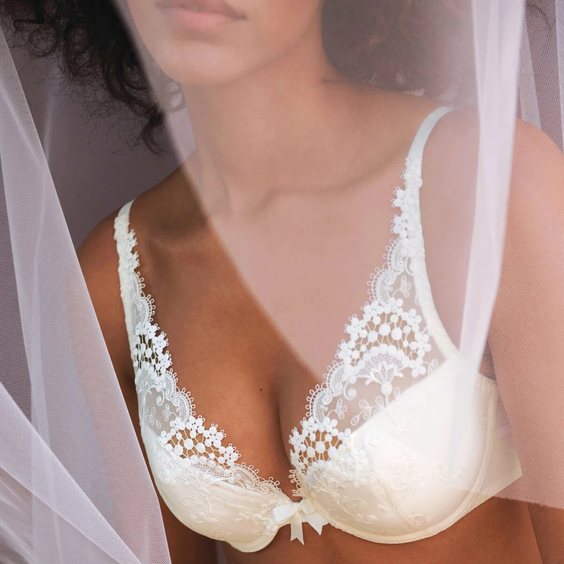 Soutien-gorge Triangle Push-up Armatures Simone Perele WISH Naturel 9 Soutien-gorge Triangle Push-up Armatures Simone Perele WISH Naturel – Image 7