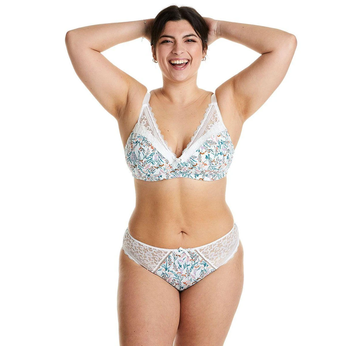 Soutien-gorge Souple Ivoire/orange Elena 4 Soutien-gorge Souple Ivoire/orange Elena – Image 2