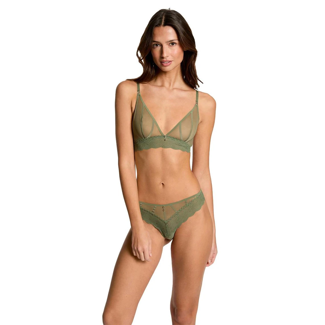 Soutien-gorge Souple Kaki Lorie 4 Soutien-gorge Souple Kaki Lorie – Image 2