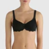 Playtex Flower Elegance - Soutien-gorge Spacer Noir Emboîtant
