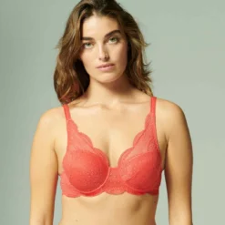 Simone Perele Soutien-gorge Triangle Armatures - Rouge Simone Pérèle KARMA