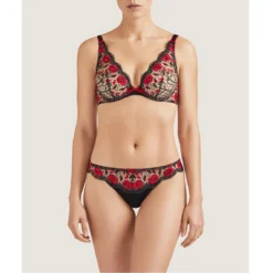 Aubade Soutien-gorge Triangle Plongeant Fièvre Andalouse Carmen -FITANCY Boutique soutien gorge triangle plongeant armatures rouge 1227485 4 1140x1140