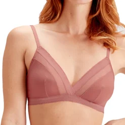 Soutien-gorge Triangle Sans Armatures Pretty Polly NATURALS Marron