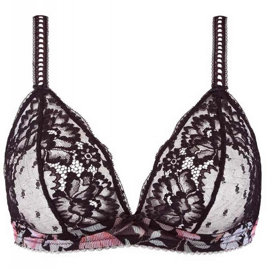 Soutien-gorge Triangle Sans Armatures Noir Aubade Magic Garden 4 Soutien-gorge Triangle Sans Armatures Noir Aubade Magic Garden – Image 2