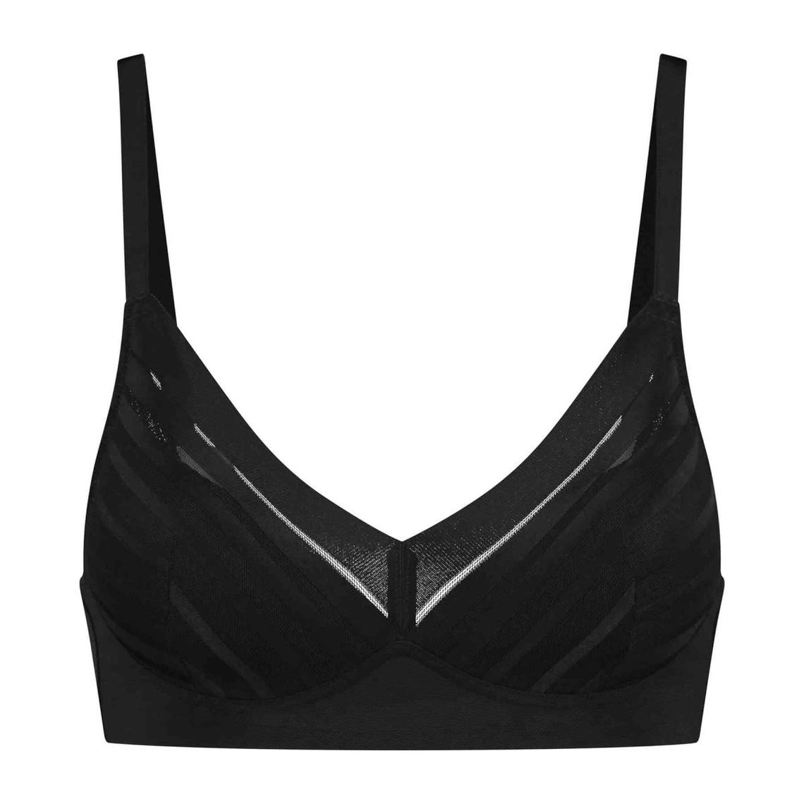 Soutien-gorge Triangle Sans Armatures Noir Bye Bra Powermesh Shapewear 6 Soutien-gorge Triangle Sans Armatures Noir Bye Bra Powermesh Shapewear – Image 4