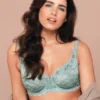 Wacoal Soutien-Gorge Classique Emboitant - Bleu Dentelle