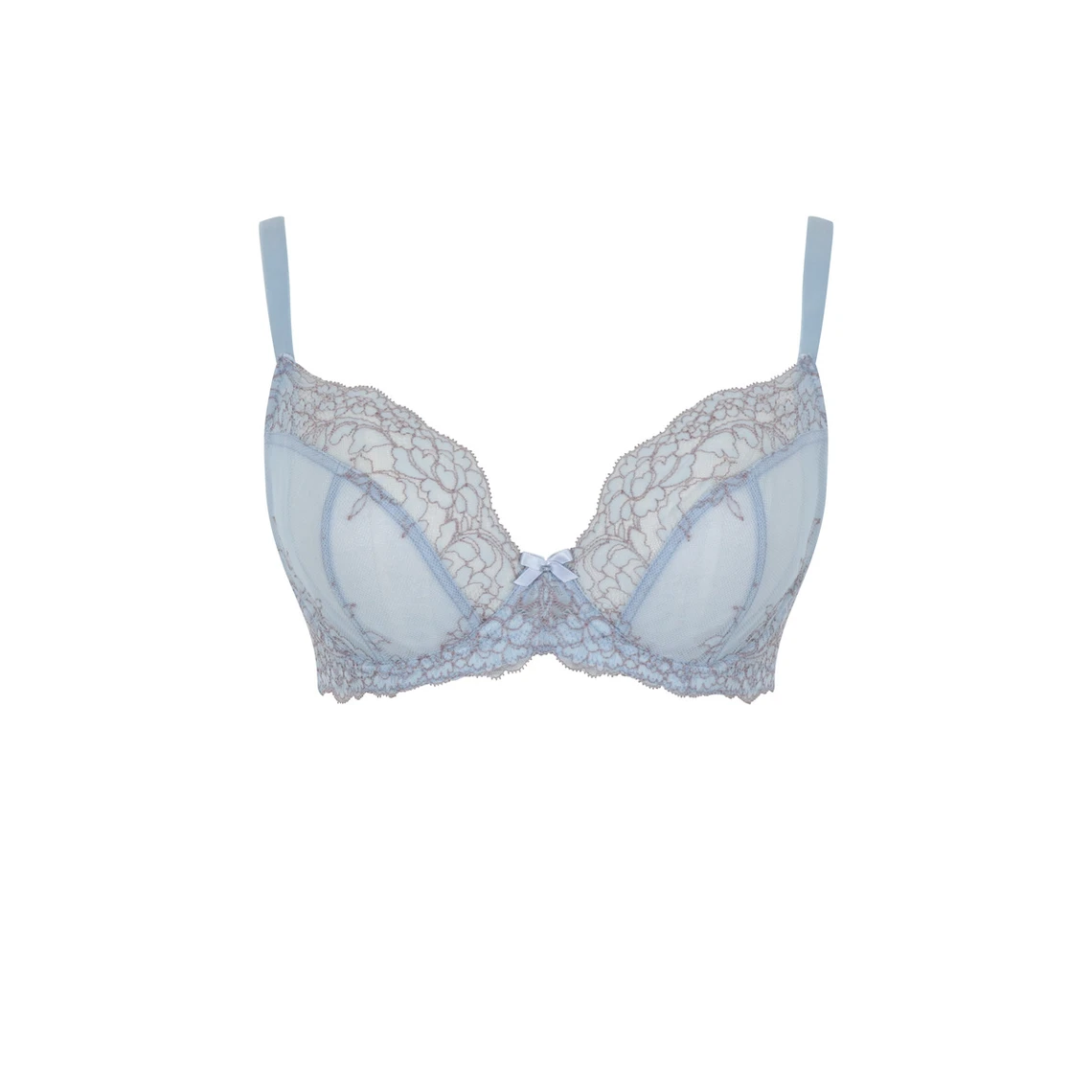 Panache Soutien Gorge Plongeant Sans Armatures - Bleu 5 Panache Soutien Gorge Plongeant Sans Armatures - Bleu – Image 3