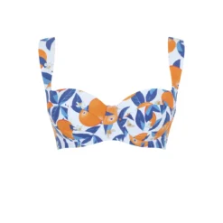 Haut De Maillot De Bain Blaconnet - Orange/Blanc -FITANCY Boutique ss24fswimsicilybettebalconnetwidestrapbikinisw1842cf 3558276 3 1140x1140