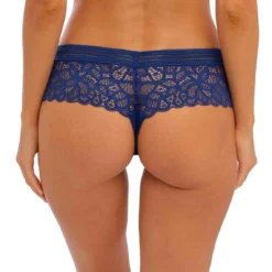 String En Dentelle Festonnée - Wacoal Lingerie - Bleu -FITANCY Boutique string bleu 3409724 3 1140x1140