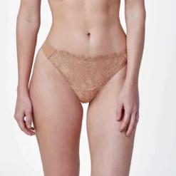 String Marron Motif Floral - Entice -FITANCY Boutique string marron 3393998 1140x1140