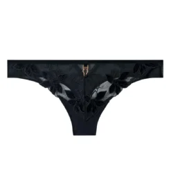 Pomm Poire - String Noir Rafale avec Broderies Velours -FITANCY Boutique string noir rafale 3620569 7616157 57 1140x1140