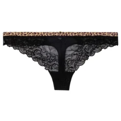 String Noir à Détail Léopard - Noir 13 String Noir à Détail Léopard - Noir -FITANCY Boutique string noir samsara 3662569 7883651 51 1140x1140