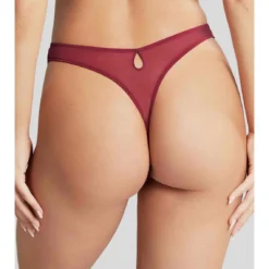 String En Dentelle Ajourée - Rouge Cleo By Panache -FITANCY Boutique string rouge 3406286 3 1140x1140