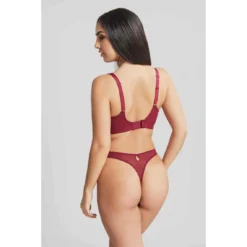 String En Dentelle Ajourée - Rouge Cleo By Panache -FITANCY Boutique string rouge 3406286 5 1140x1140