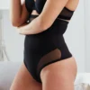 String Taille Haute Gainant Miraclesuit SHEER SHAPING Noir -FITANCY Boutique string taille haute gainant noir 309393 2 1140x1140