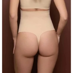 String Taille Haute Invisible Beige Bye Bra Invisible Shapewear -FITANCY Boutique string taille haute invisible beige invisible 3384784 3 1140x1140
