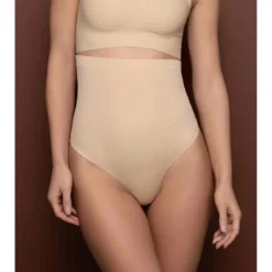 String Taille Haute Invisible Beige Bye Bra Invisible Shapewear