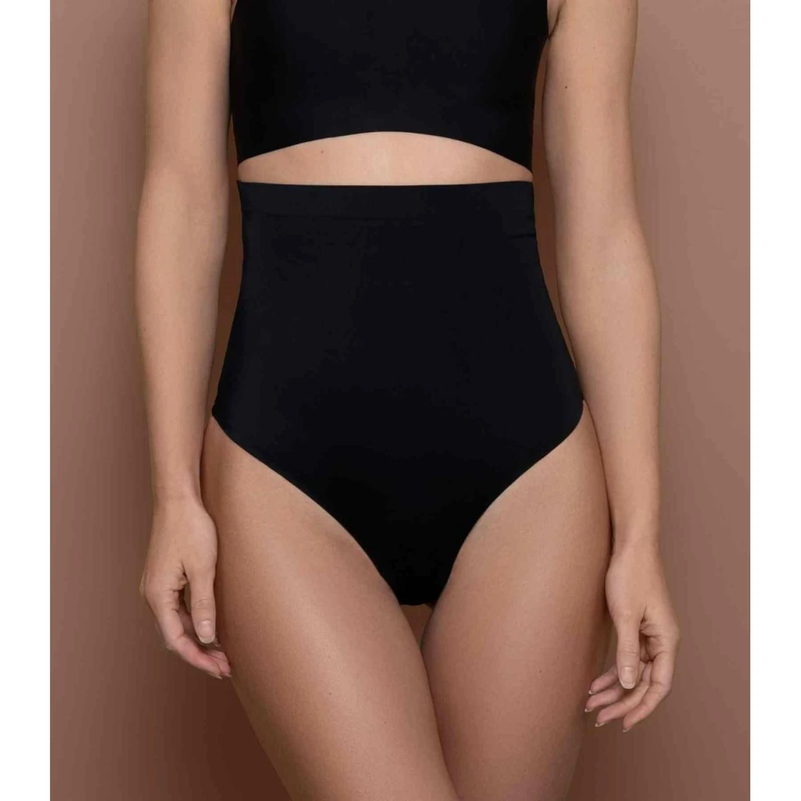 String Taille Haute Invisible Noir Bye Bra Invisible Shapewear 3 String Taille Haute Invisible Noir Bye Bra Invisible Shapewear