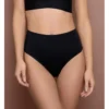 Bye Bra Invisible Shapewear - Mid-Waist Seamless Shaping Thong (Black) -FITANCY Boutique string taille midi invisible noir invisible 3384794 1140x1140