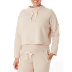 Sweat Court Maternité Blanc Cache Coeur Lingerie Sweethome