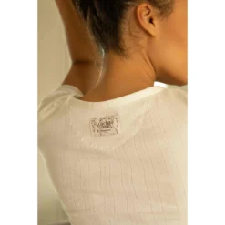 Cache Coeur T-shirt de Grossesse et d'Allaitement Blanc - Collection Trousseau -FITANCY Boutique t shirt de grossesse et dallaitement blanc 3393890 7 1140x1140