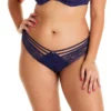 Tanga Brésilien Bleu Diabolique