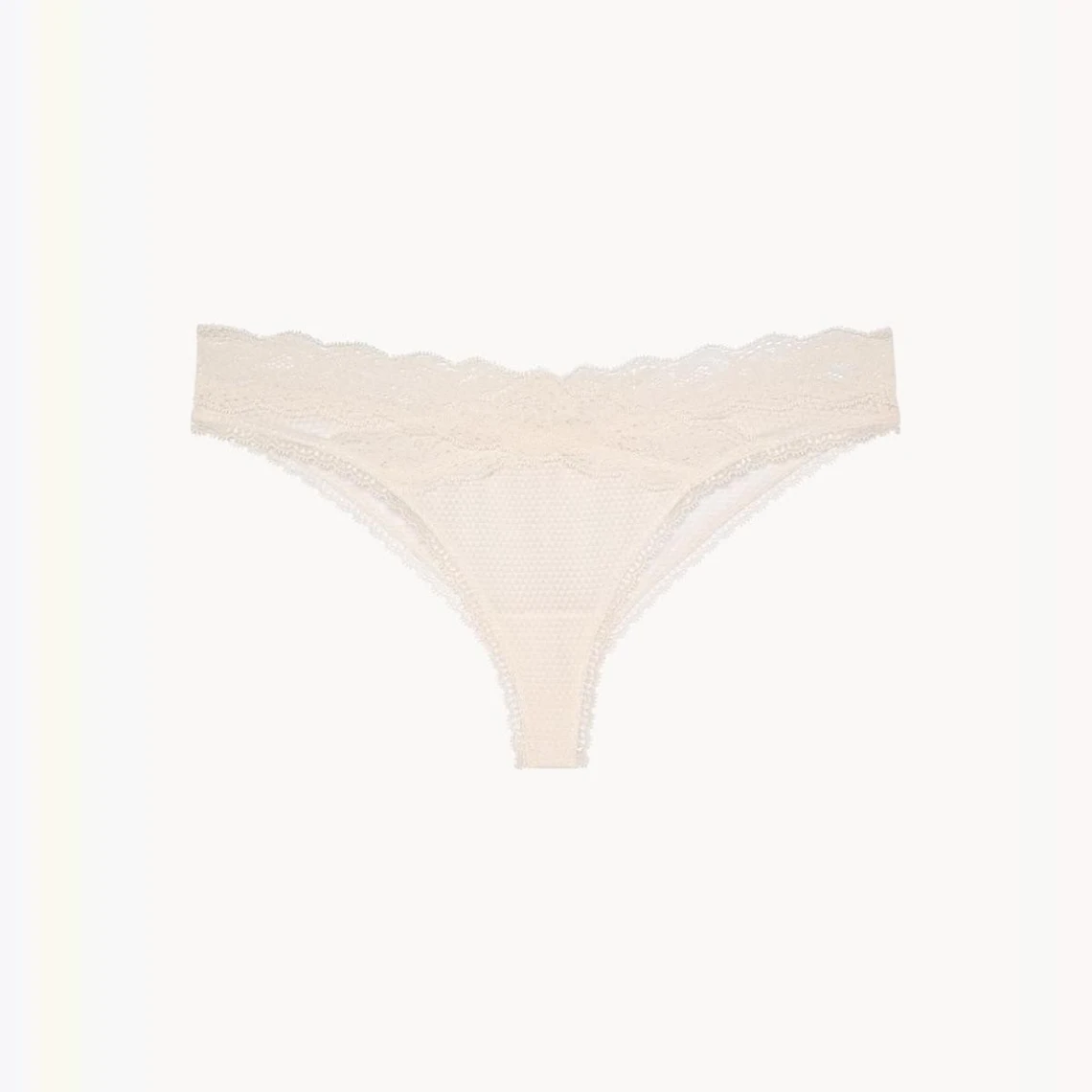 Passionata Tanga Dentelle Florale - Beige 6 Passionata Tanga Dentelle Florale - Beige – Image 4