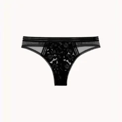Passionata Tanga Motifs Fleuris - Noir -FITANCY Boutique tanga gardenia noir 3683551 8006795 95 1140x1140