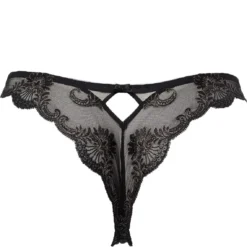 Tanga Louisa Bracq DIAMANT Noir -FITANCY Boutique tanga louisa bracq diamant noir or 3 1140x1140