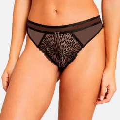 Tanga Morgan Lingerie YASMINE Noir
