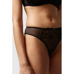 Tanga Chantelle NOIR - FLEURS -FITANCY Boutique tanga noir 3350884 4 1140x1140