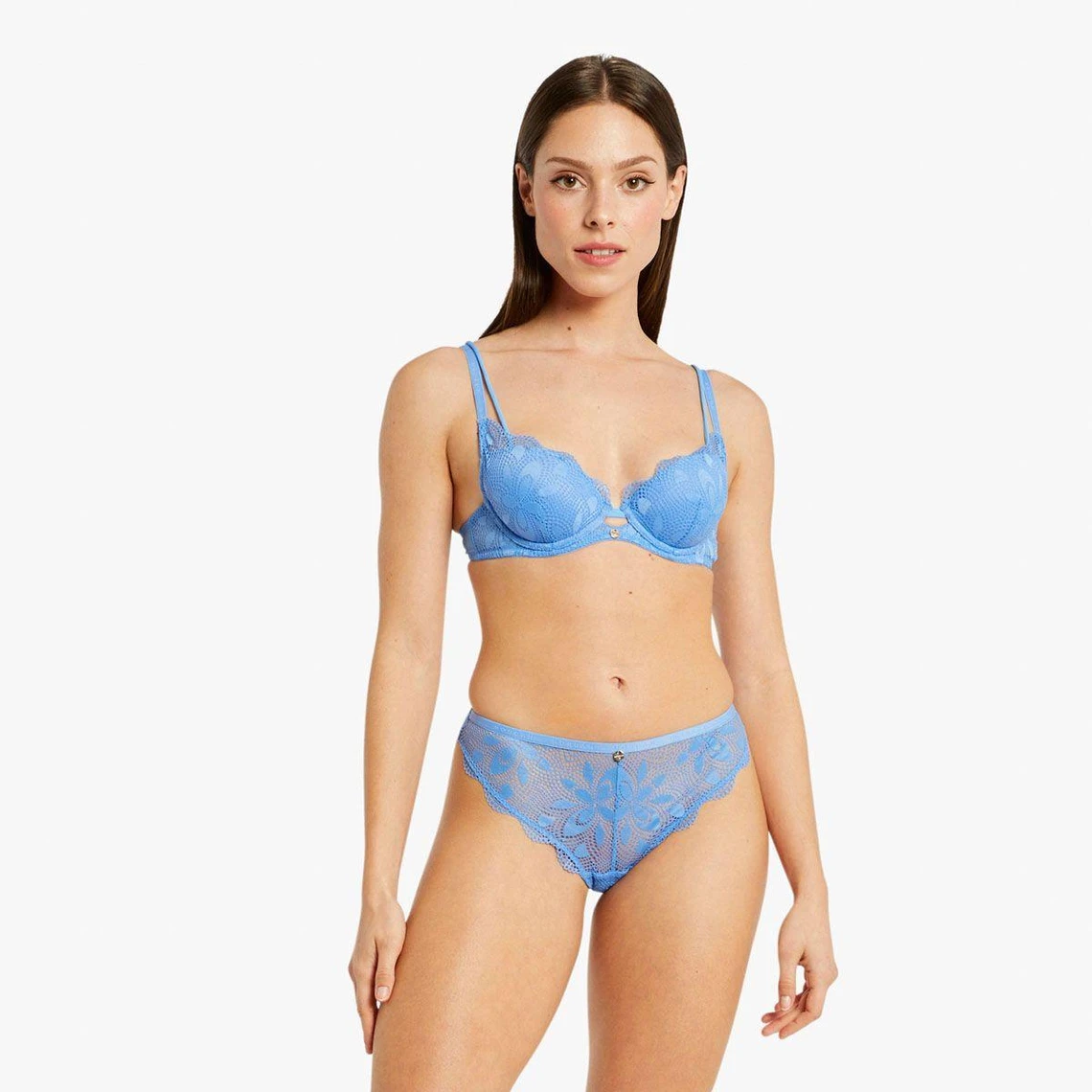 Morgan Lingerie - Tanga Bleu Sarah Dentelle 3 Morgan Lingerie - Tanga Bleu Sarah Dentelle