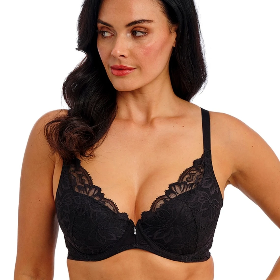 Wacoal Abéllia Soutien-Gorge Plongeant Push Up - Noir 4 Wacoal Abéllia Soutien-Gorge Plongeant Push Up - Noir – Image 2
